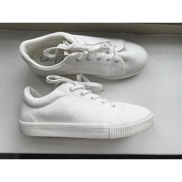 SPLENDID Eco 8 M Womens White Liberty Toe Platform Athletic Sneakers Shoes - Picture 4 of 8